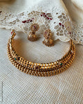 AJ-Z06730 Gold Choker set