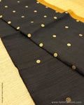 DP-Z07084 Black Matka Saree