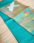 DP-Z07082 Green Kora Saree