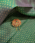 AS-Z411026 Silver Gold Jada Pin