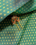 AS-Z421026 Silver Gold Jada Pin