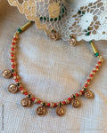 AJ-Z07597 Gold Choker set