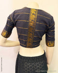 BL-W103221 Black Madurai Cotton Blouse