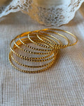 AJ-Z07792 Gold Bangle set