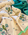 DP-Z07566 Kanchi Embroidery Saree