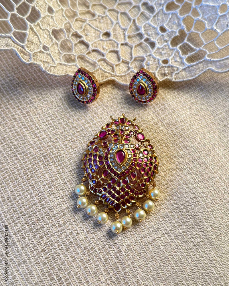 AJ-Y03530 Pendant Earring set