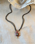 AJ-Y02238 Black Bead Mango Mala