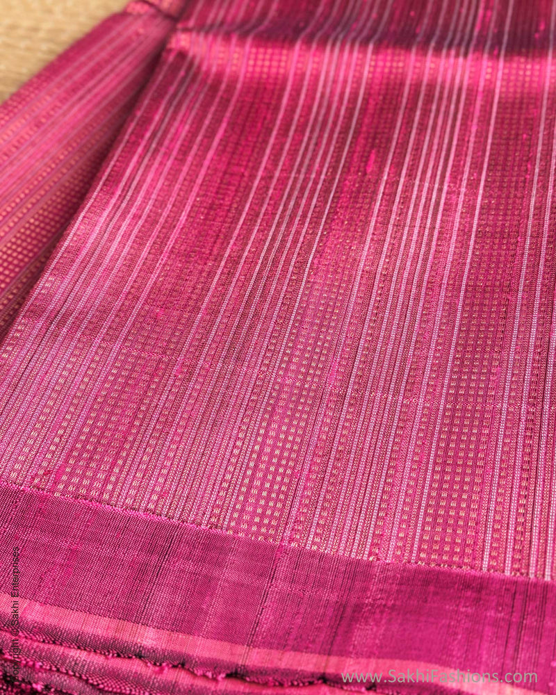 DP-Y04656 Purple rawsilk sari
