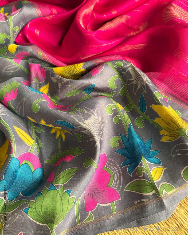 DP-Y04194 Floral Kanchi Silk