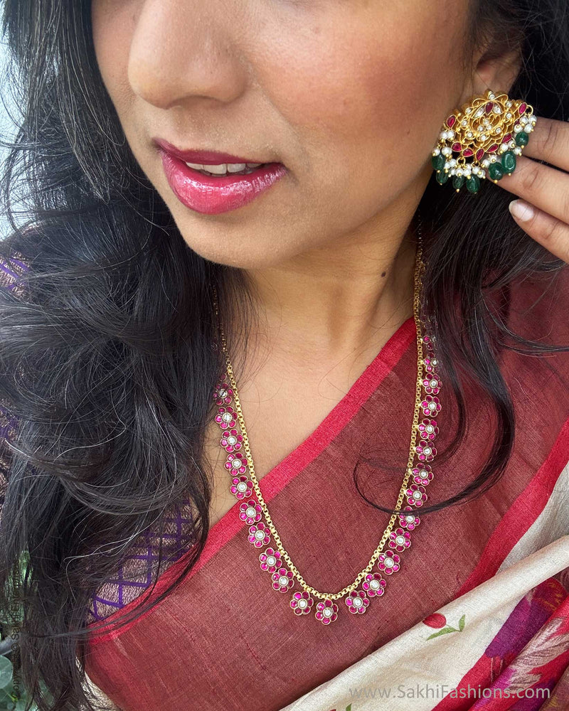 EE-X16567 Red Tussar Sari