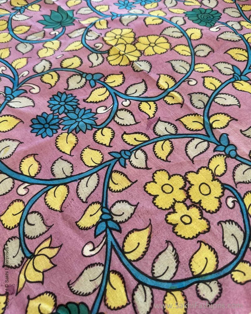 BL-X03906 Pink Silk Kalamkari