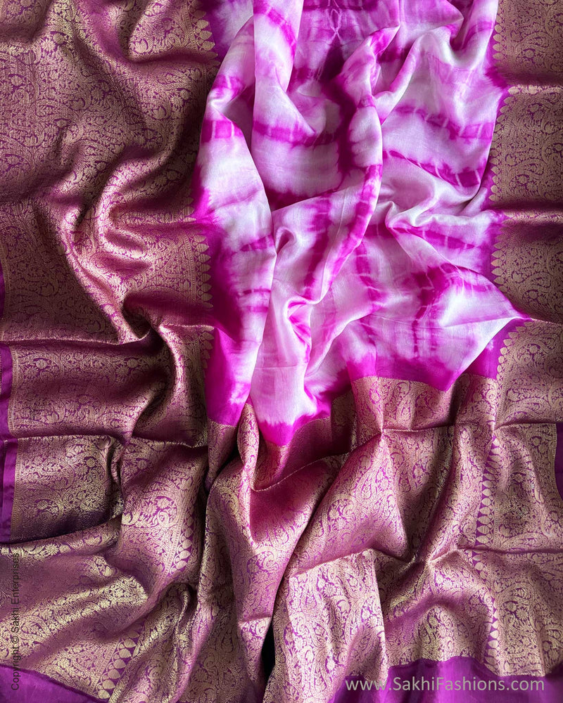 DP-X01686 Purple Tie Dye saree