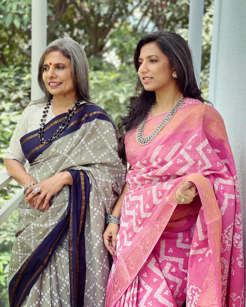 EE-W06272 Grey Blue Madurai Cotton