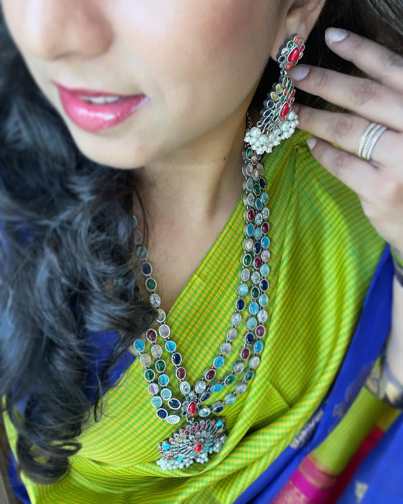EE-W08277 Kanchi Royal Blue sari