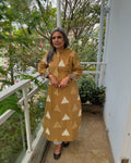 EE-X02251 Mustard Kurtha top