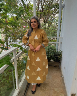 EE-X02251 Mustard Kurtha top