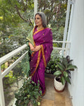 EE-W11554 Mint & Jamun Kanchi