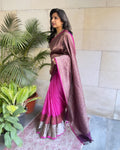 EE-W15468 Banarsi Frill Sari