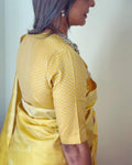 BL-W23781 Yellow Kanchi Blouse