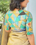 BL-W08011 Modern Kalamkari Silk