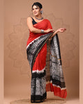 IT-W09164 Tie Dye Chanderi Sari