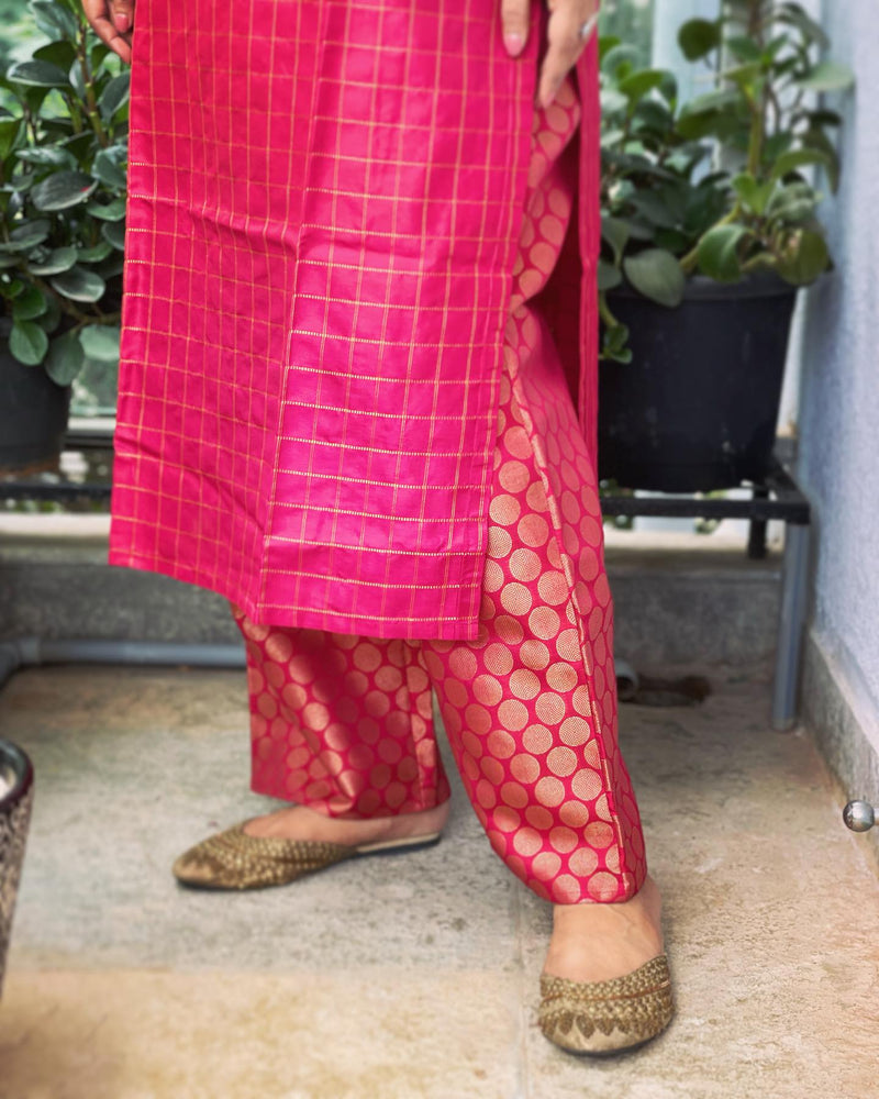 EE-W05056 Kalamkari Paithani Dupatta