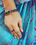 AS-V04128 Silver Multi Kada