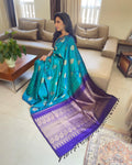 EE-W08622 Blue TieDye Kanchi