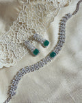 AJ-V20402 Green diamante Set