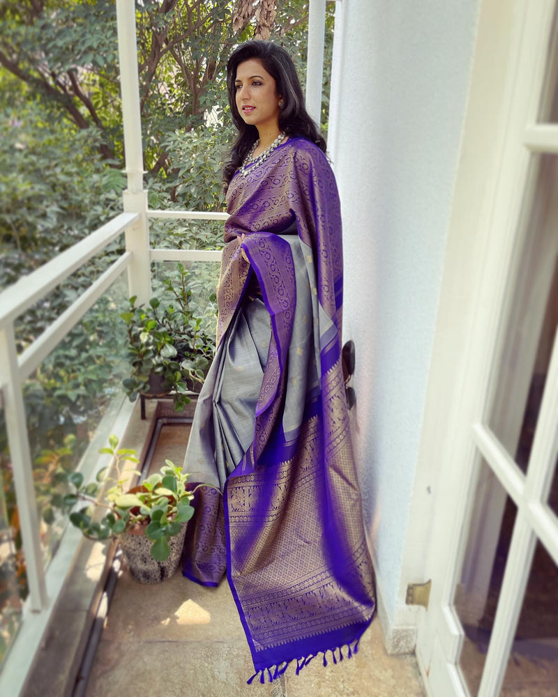 EE-W07775 Kanjeevaram silk saree