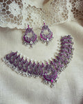 AS-W08997 Silver Necklace Set