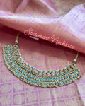 AS-W11469 Silver Gold Necklace