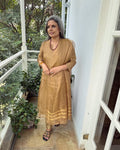 EE-W11920 Gold Tissue Salwar