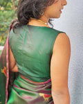 BL-R45300 Green Kanchi Blouse