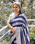 EE-W18369 Tissue Chanderi Sari