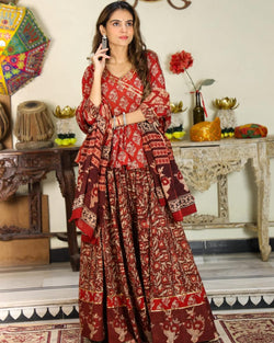 IT-WD275 Cotton Lehenga 3pc set