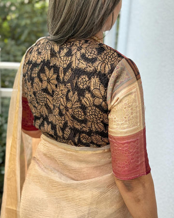 BL-X44495B Black Cutwork Back