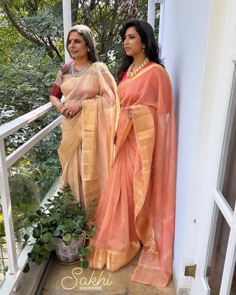 DP-W15598 Black Tissue saree