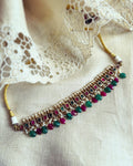 AS-W11485 Silver Gold Necklace