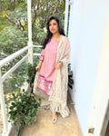EE-W19533D Tissue Applique Dupatta