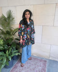 EE-W17487 Kalamkari Floral Top