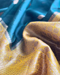DP-W18574 Green Organza Sari