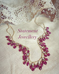 AS-X05043 Tourmaline Pearls Mala