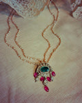 AS-X05044 Pearls Pendant Mala