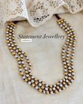 AS-X09273 Silver Balls necklace