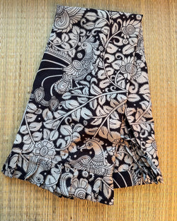 PT-S20278 Black Kalamkari Petticoat