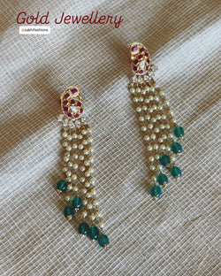 AG-X13019 Pearl Gold earring