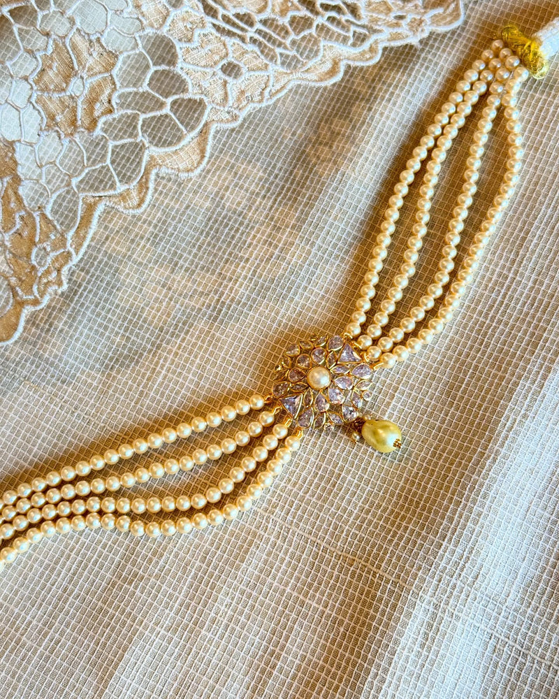 AG-X13005 Pearl Choker Necklace