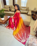 EE-W13417 Silk Cutwork saree