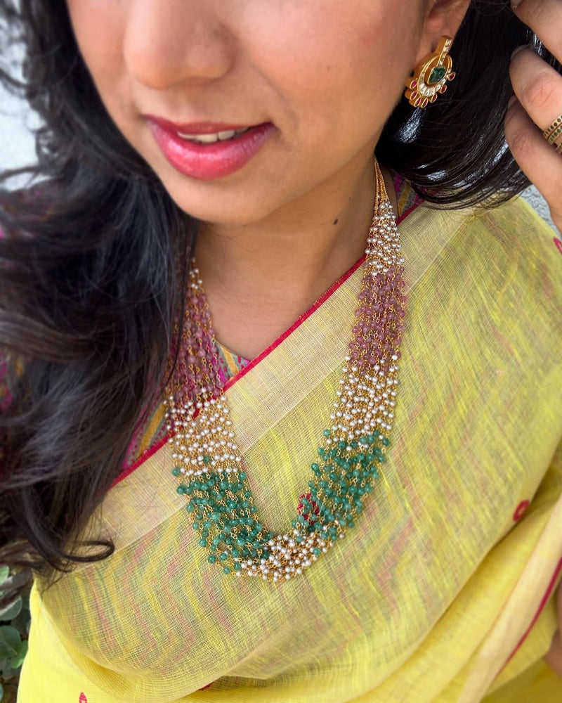 EE-X16234 Yellow Linen Saree